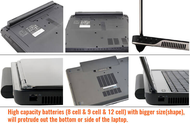 High capacity batteries with the bigger size shape