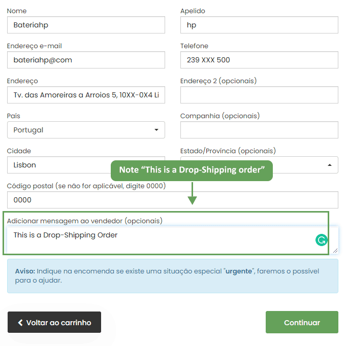 note dropshipping